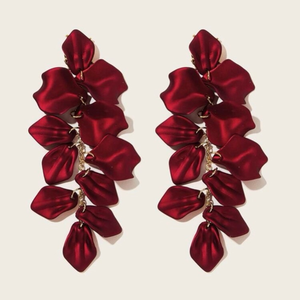 NWT SHEIN Petal Drop Earrings